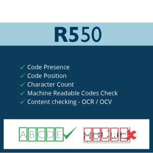 R550 Product Check