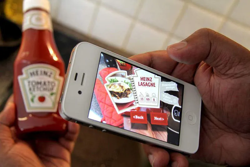 Heinz tomato catsup creative packaging and publicity