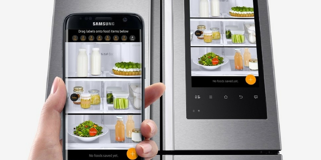 Voorbeeld van Internet of Things: koelkast gekoppeld aan uw smartphone