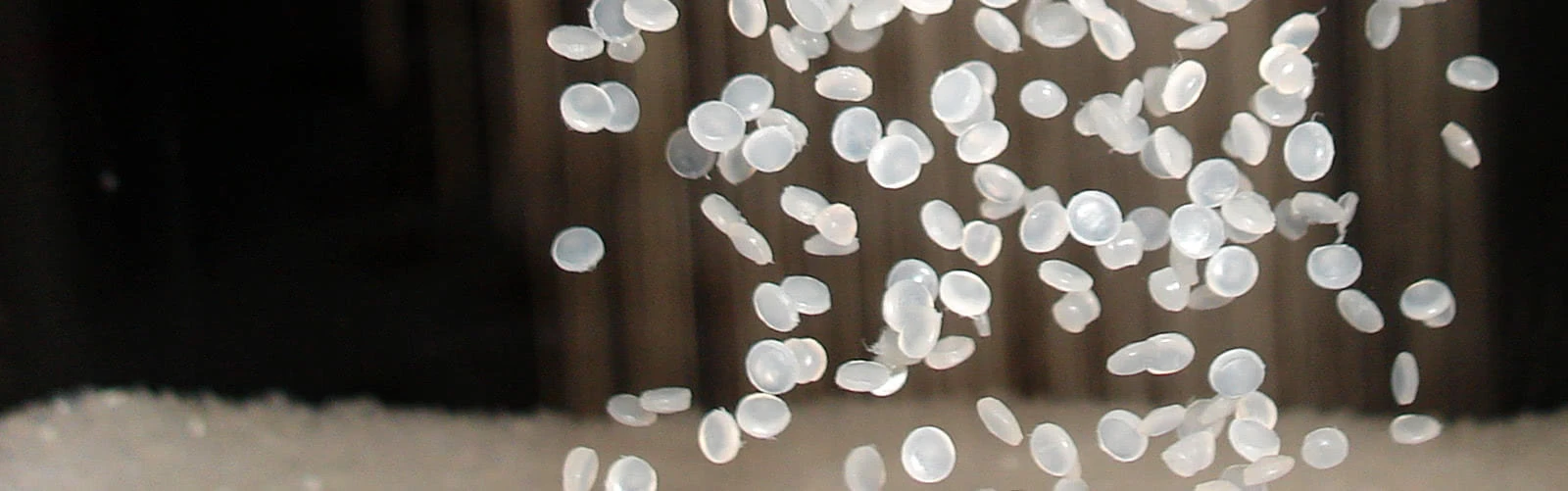 Polyethylene granules to create packaging