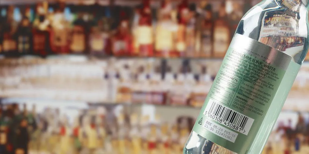 coded drinks bottle