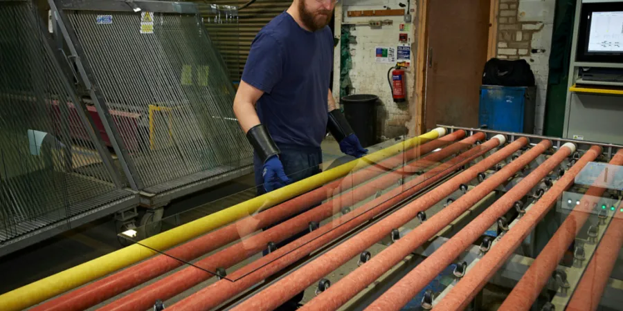 sheet of glass