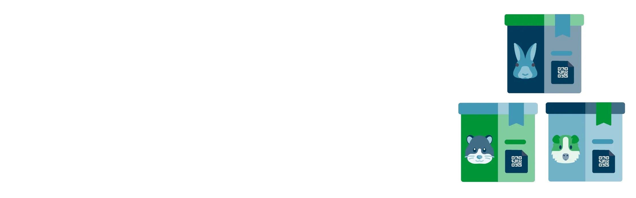 icons of digitally-printed packaging