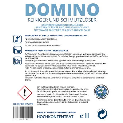 Beispieletikett mit einem UFI-Code