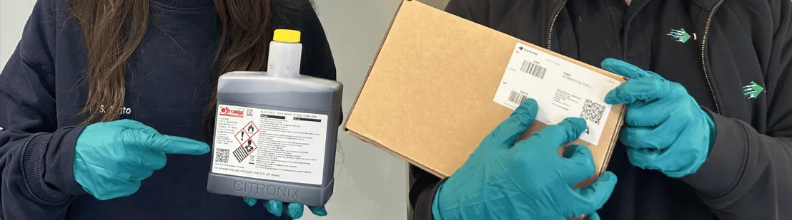 QR code powered by GS1 - Domino Ink and spares
