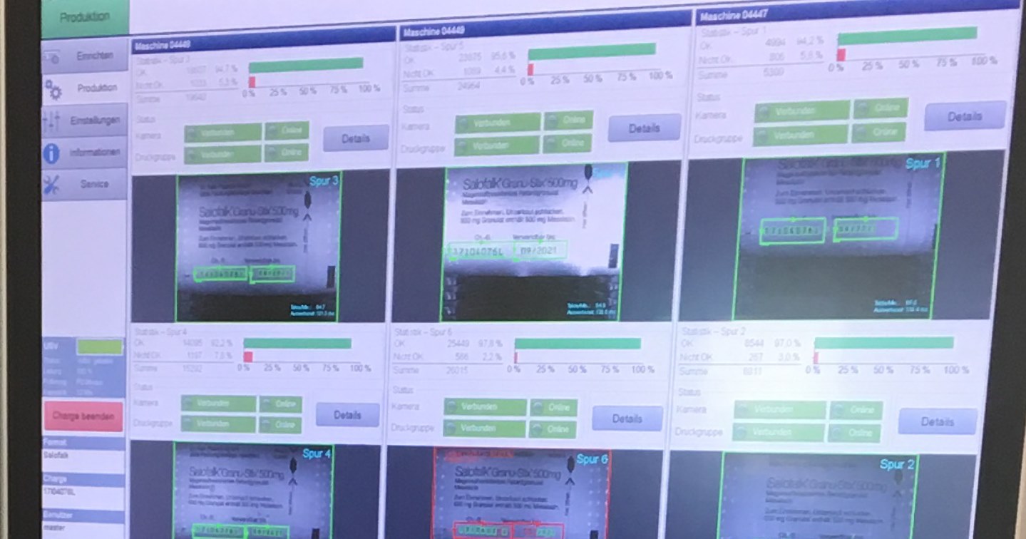 Losan visual of coding inspection system 