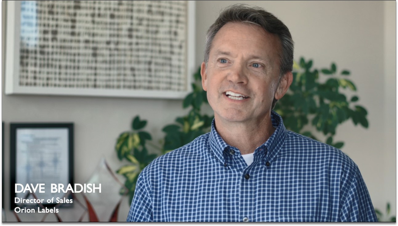 Dave Bradish von Orion Labels berichtet über die Hybriddruckmaschine CEI BossJet powered by Domino
