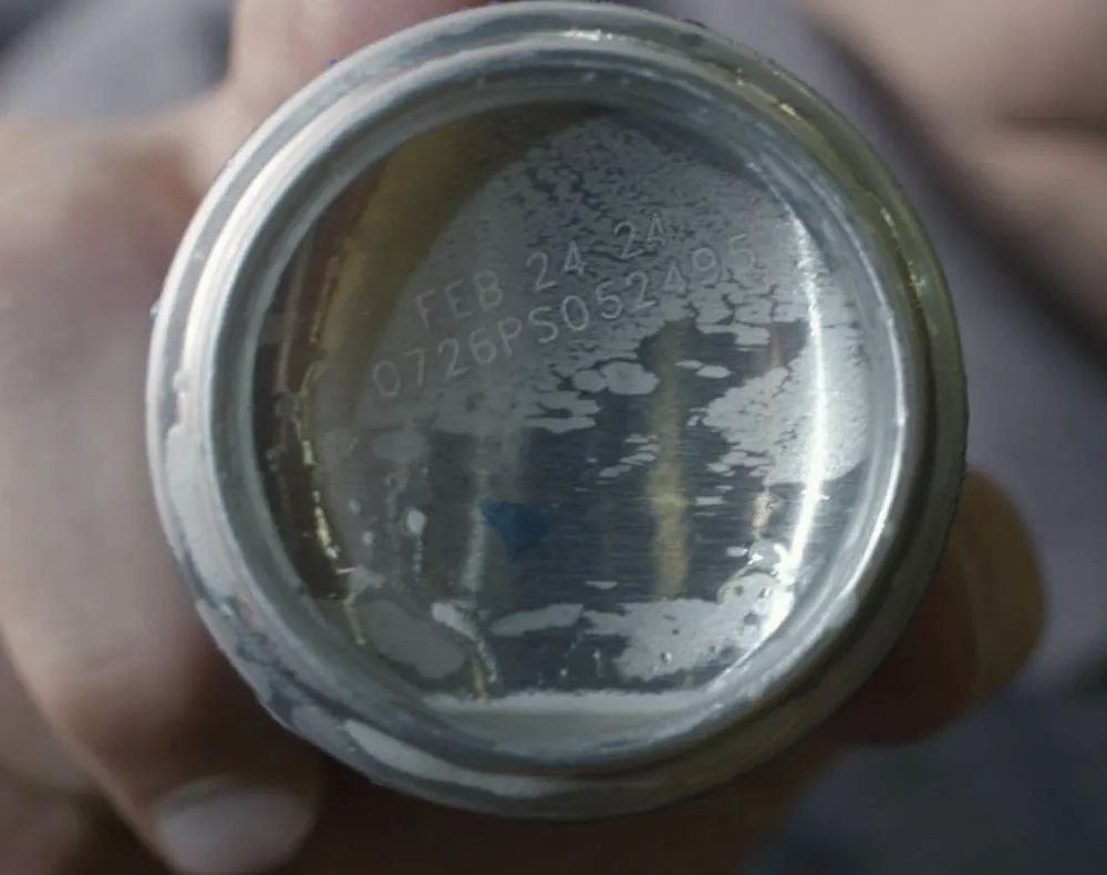 PepsiCo Domino F-Series Fiber Laser Marking Machine-generated Date Code