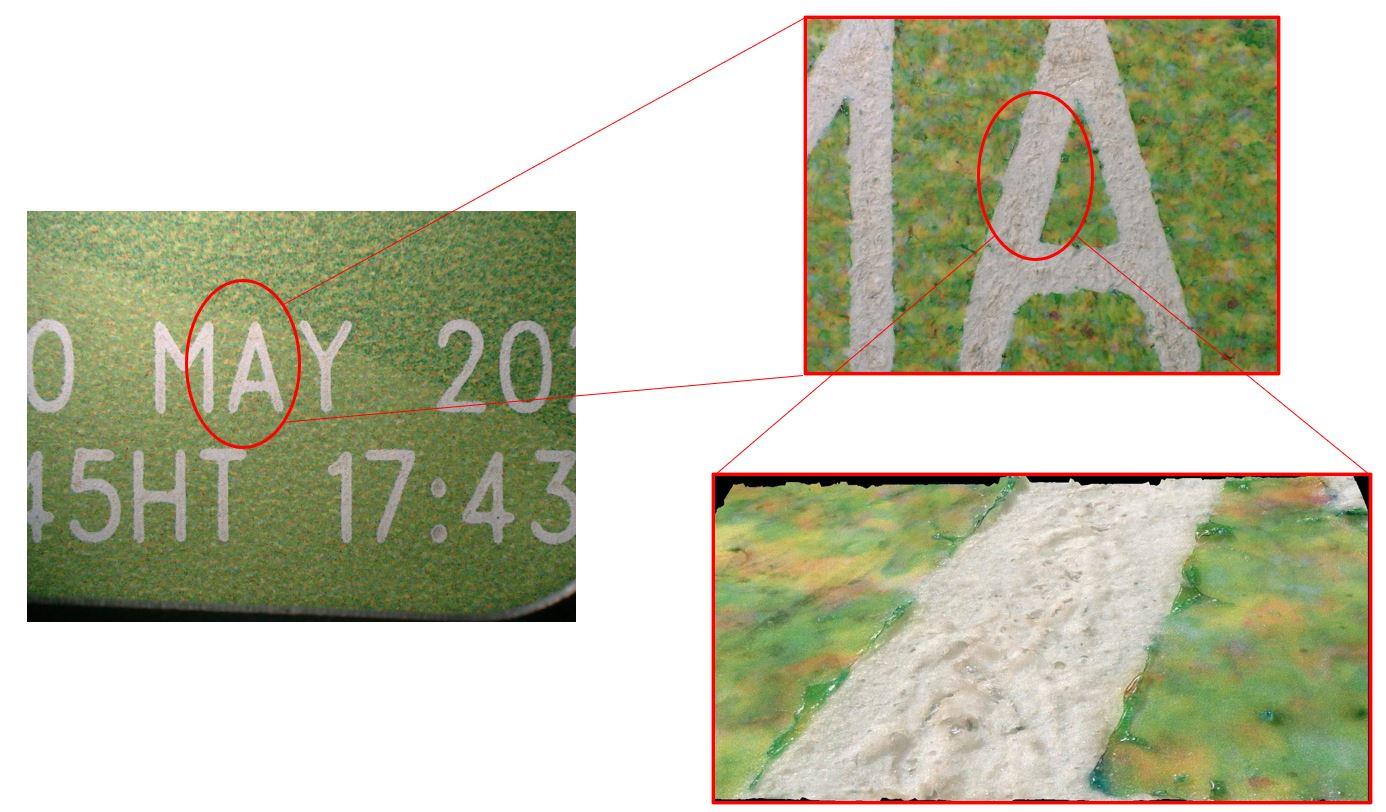 sappi micro collage Co2 laser marking machine