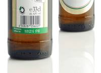 laser code on a beer bottle Co2 Laser marking machine