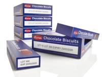 G20i code on chocolate biscuit boxes