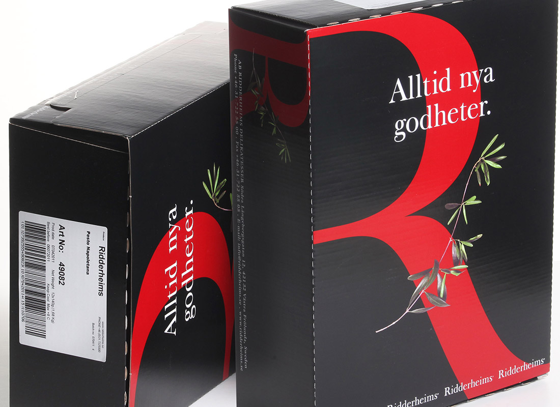 thermal print and apply labelling on food package