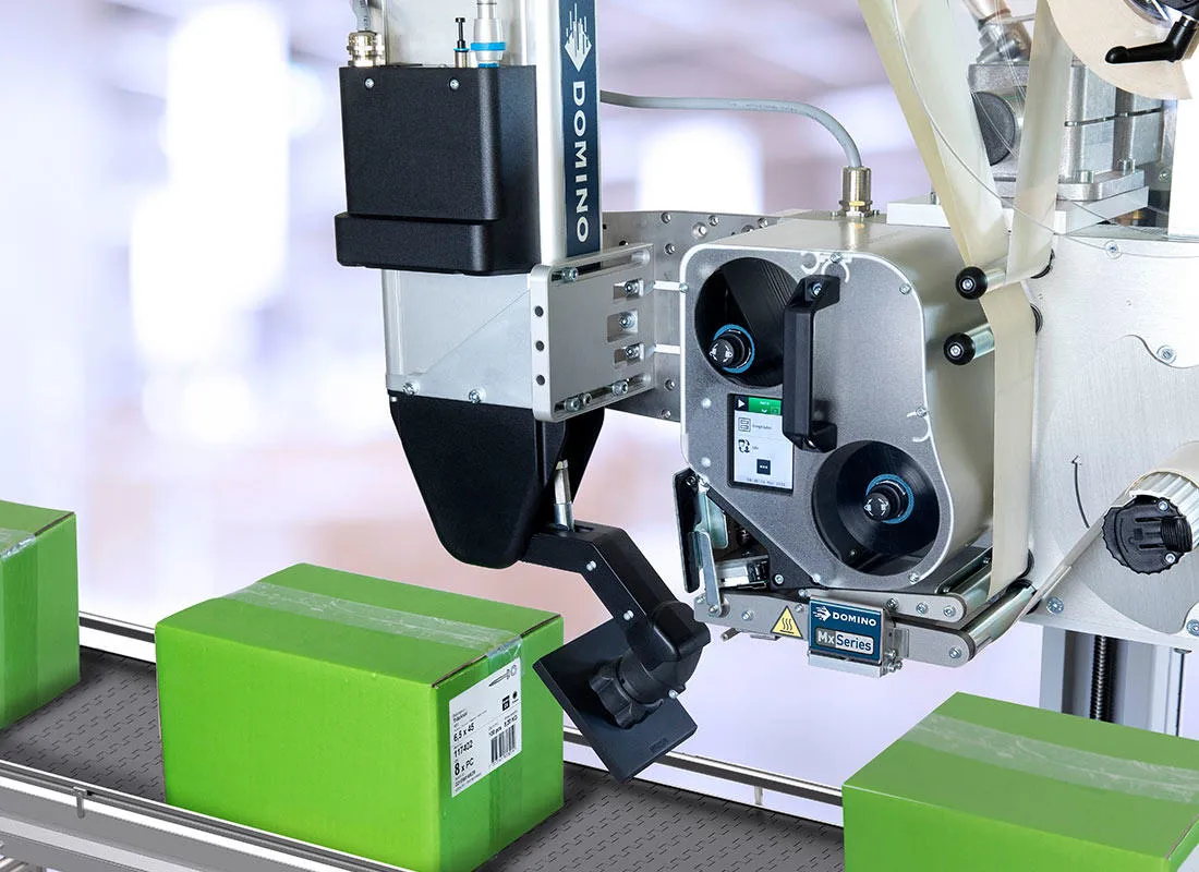 Mx350i-S Labelling a box