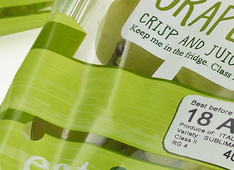MHD mit Thermotransfer-Druck aufgetragen