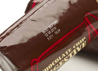 Thermotransfer-Codierung auf Schokoladen-Verpackung