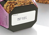 thermal transfer coding on noodle box