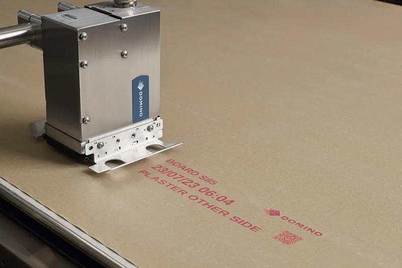 Cx350i Remote Head printing on plasterboard