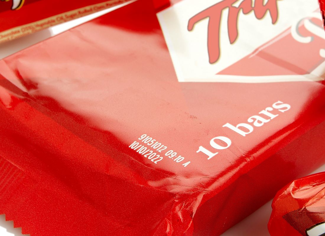 laser code on confectionery