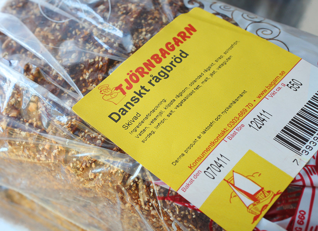 thermal print and apply labelling on bakery