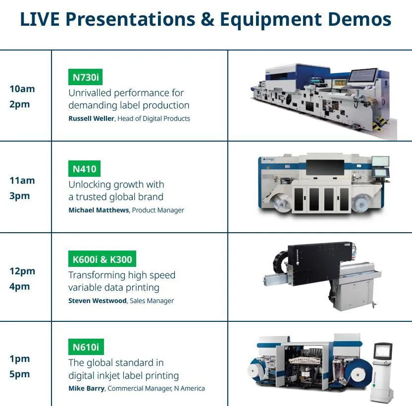 LIve Demo Schedule_Sept 1
