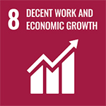 Sustainable Development Goal 8 - Decent Work and Economic Growth Icon