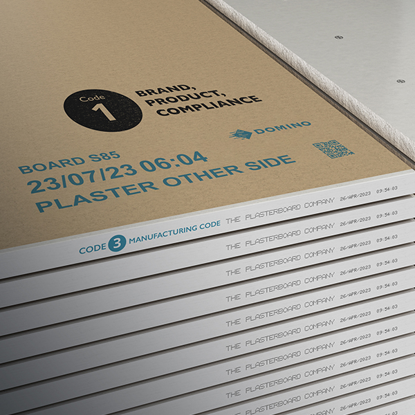 Coding onto plasterboard