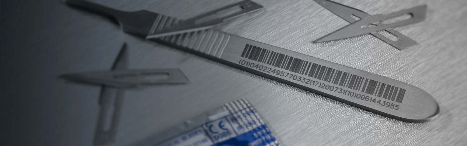 Lifesciences Medical Devices with coded barcode