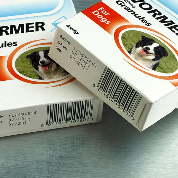 Printing on Veterinary Carton Packs - Life Sciences | Domino Printing UK