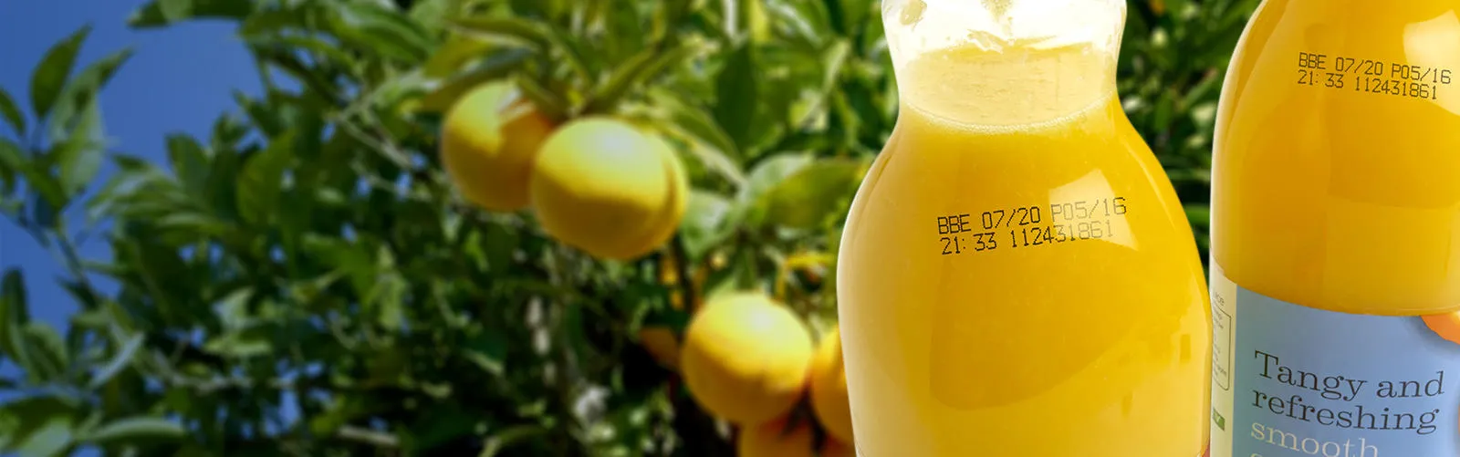 Variabele data op plastic fles