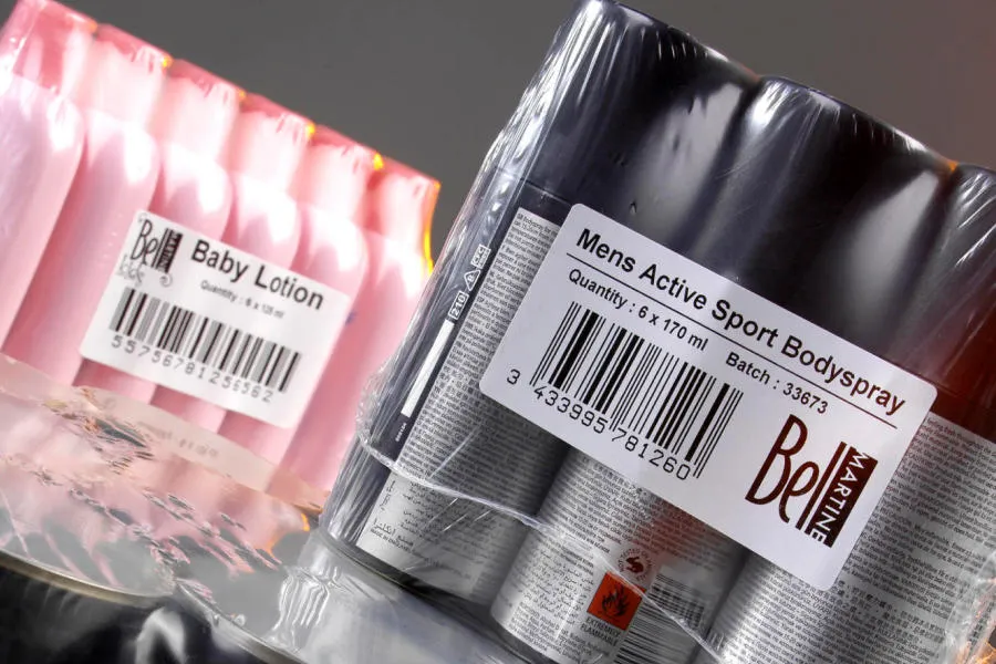 화장품 로션 및 스프레이 라벨 부착, 라벨 인쇄