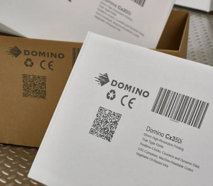 골판지 박스 인쇄, 직접 인쇄, 2D코드, 바코드 인쇄
