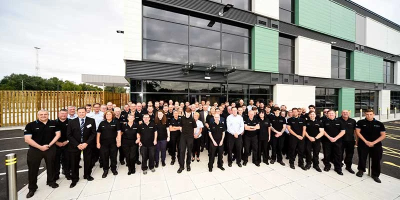 Domino's new fluids manufacturing in Liverpool UK and it's staff