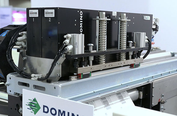 Domino Digital Printing Solutions is launching a new fluorescent ink for  its K600i piezo drop on demand ink jet printer at Labelexpo Europe 2017