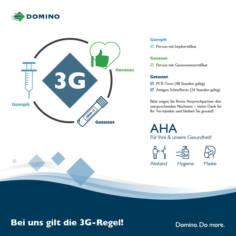 Domino Deutschland 3G-Regel