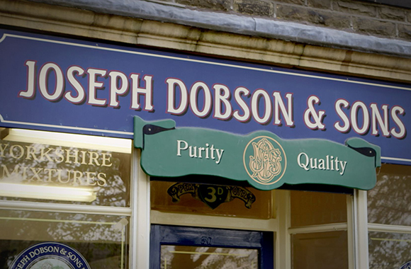 Domino J DOBSON shop front SIGN