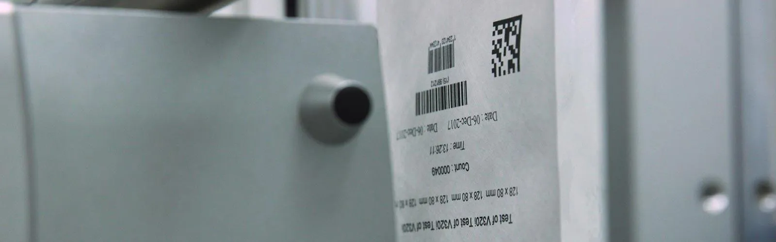UDI-Codes auf Tyvek