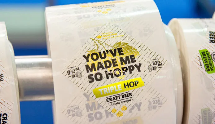 K600i Embellishment beer labels