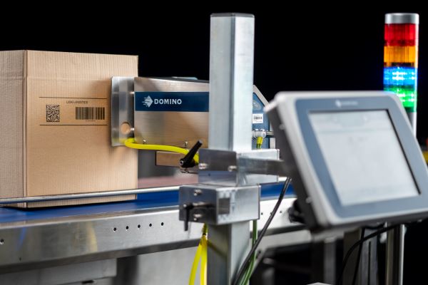 High resolution large character inkjet printer from Domino Unlock the power of direct box coding with the Cx350i
