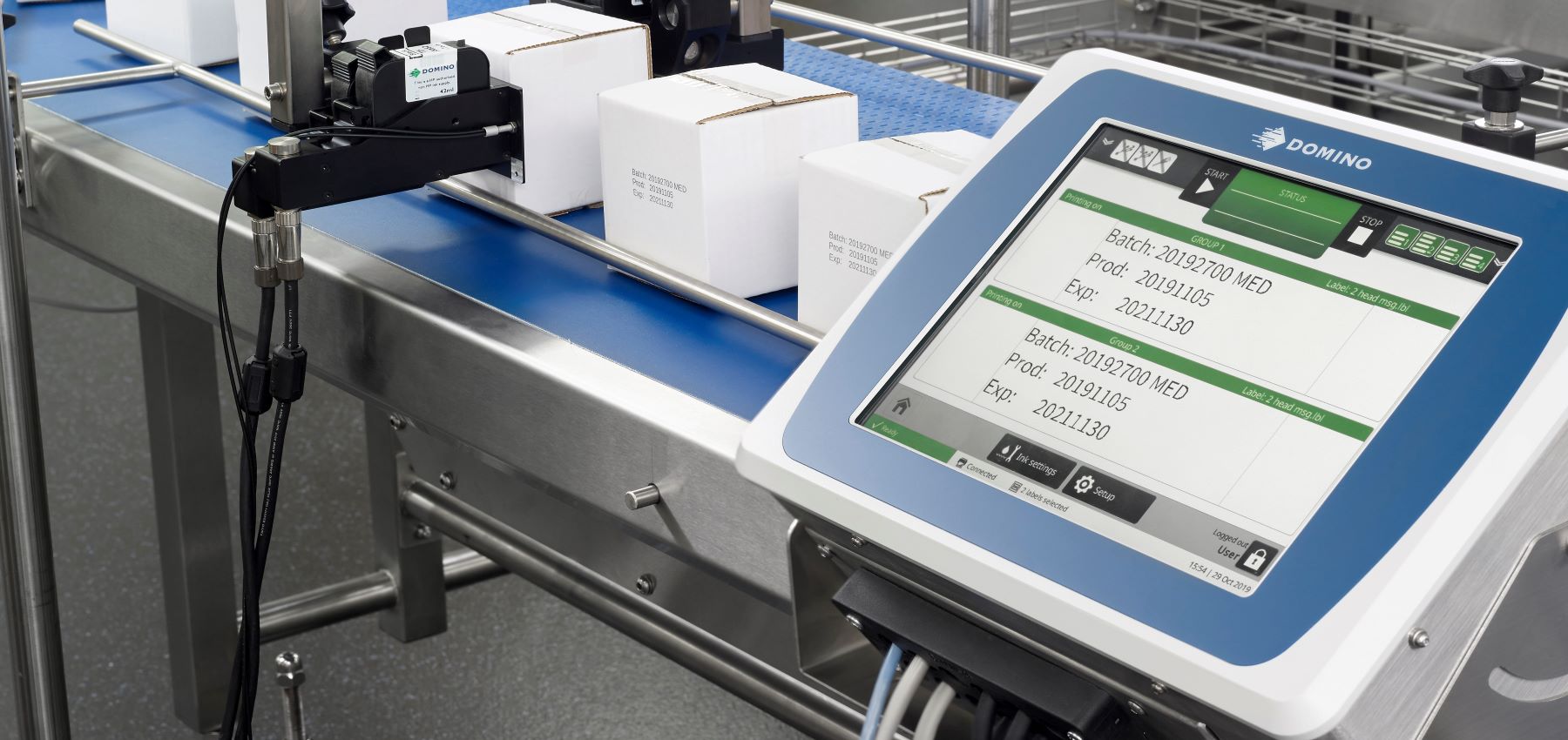 Experience the new Gx-Series TIJ printer range from Domino