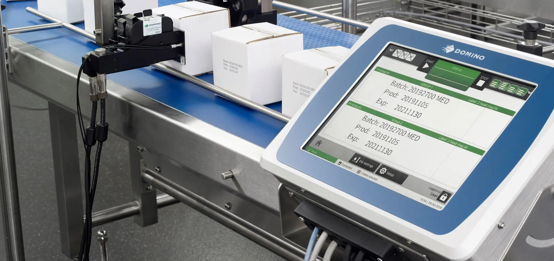 Experience the new Gx-Series TIJ printer range from Domino