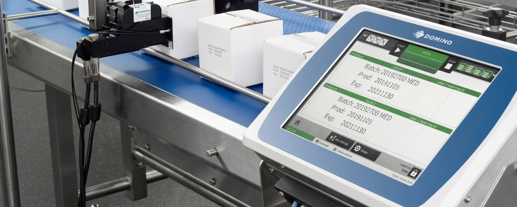 Experience the new Gx-Series TIJ printer range from Domino