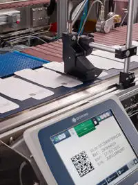 Gx-Series PRO printing onto flat pharma packs