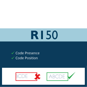 Lijst van de functies van de R150 R-Serie voor basisbeveiliging tegen codeerfouten tijdens de productie. De R-Serie is de beste oplossing om codeerfouten te voorkomen en eventuele gevolgen te vermijden