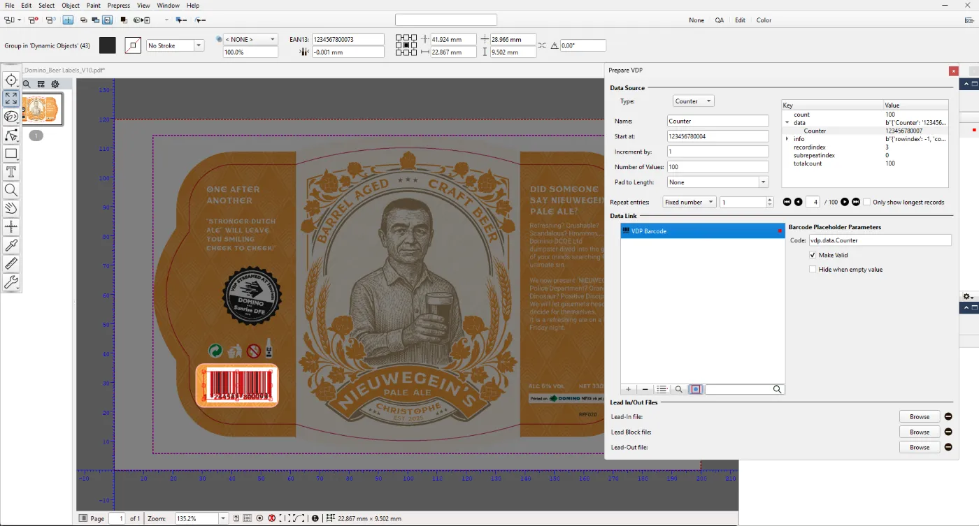 Sunrise Editor VDP Setup - small