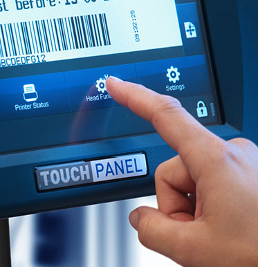 M-Series TouchPanel used with the Domino M230i-CW & CWR