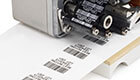 V120i printing code onto ribbon- thermal transfer overprint