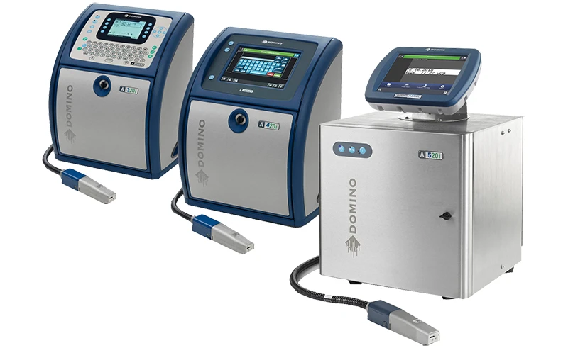 Domino A-Series i-Tech Continuous Inkjet printer range A320i, A420i, A520i